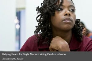 Helping Hands - Candice Johnson - by Patrick Breen/The Republic