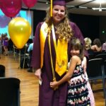 Jamie and her daughter celebrate graduation at ASU